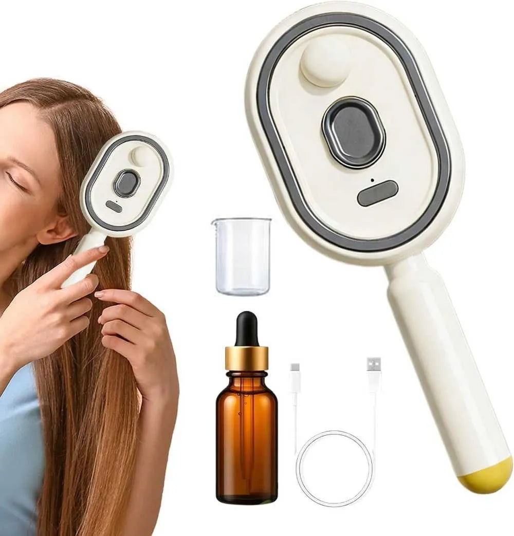 Steam Hair Brush with Oil Mist