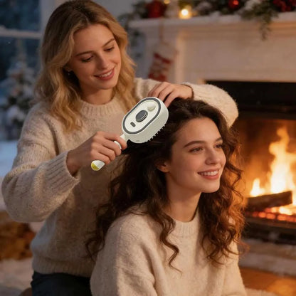 Steam Hair Brush with Oil Mist