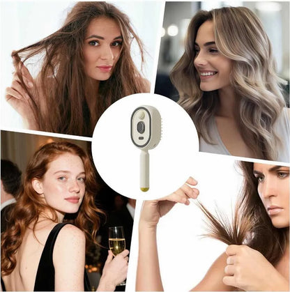 Steam Hair Brush with Oil Mist